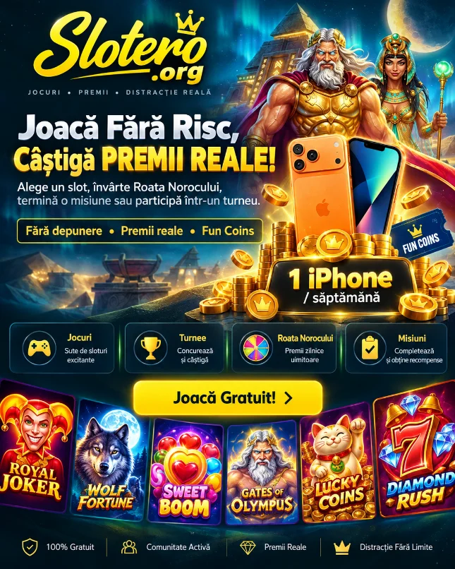 Turnee Slotero Casino: puncte, clasament și premii
